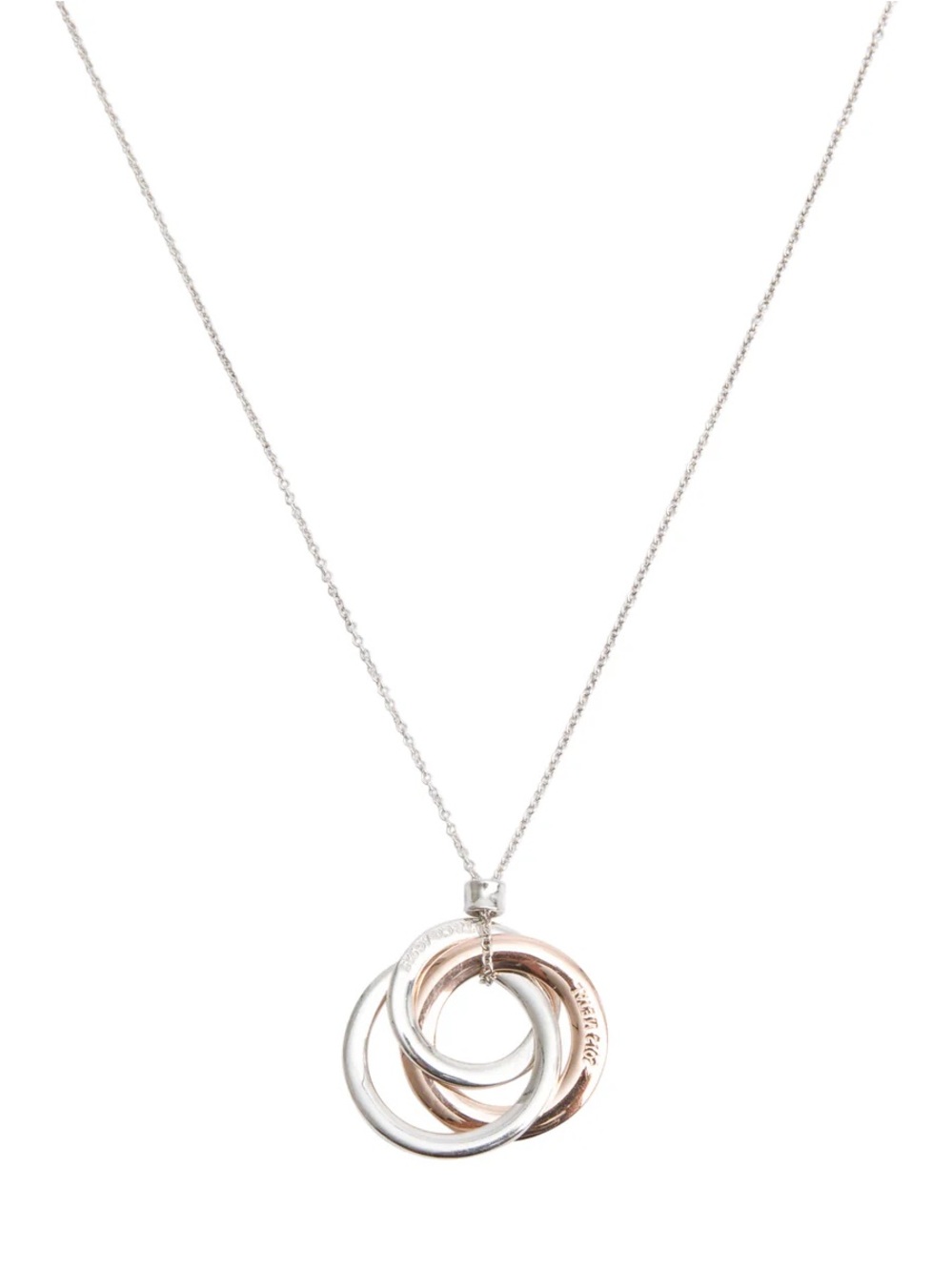 Tiffany & Co. 1837 Interlocking Circles Necklace - Silver AG925